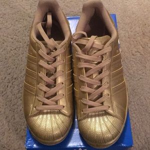 Adidas Gold Superstar Size 7 Shoes